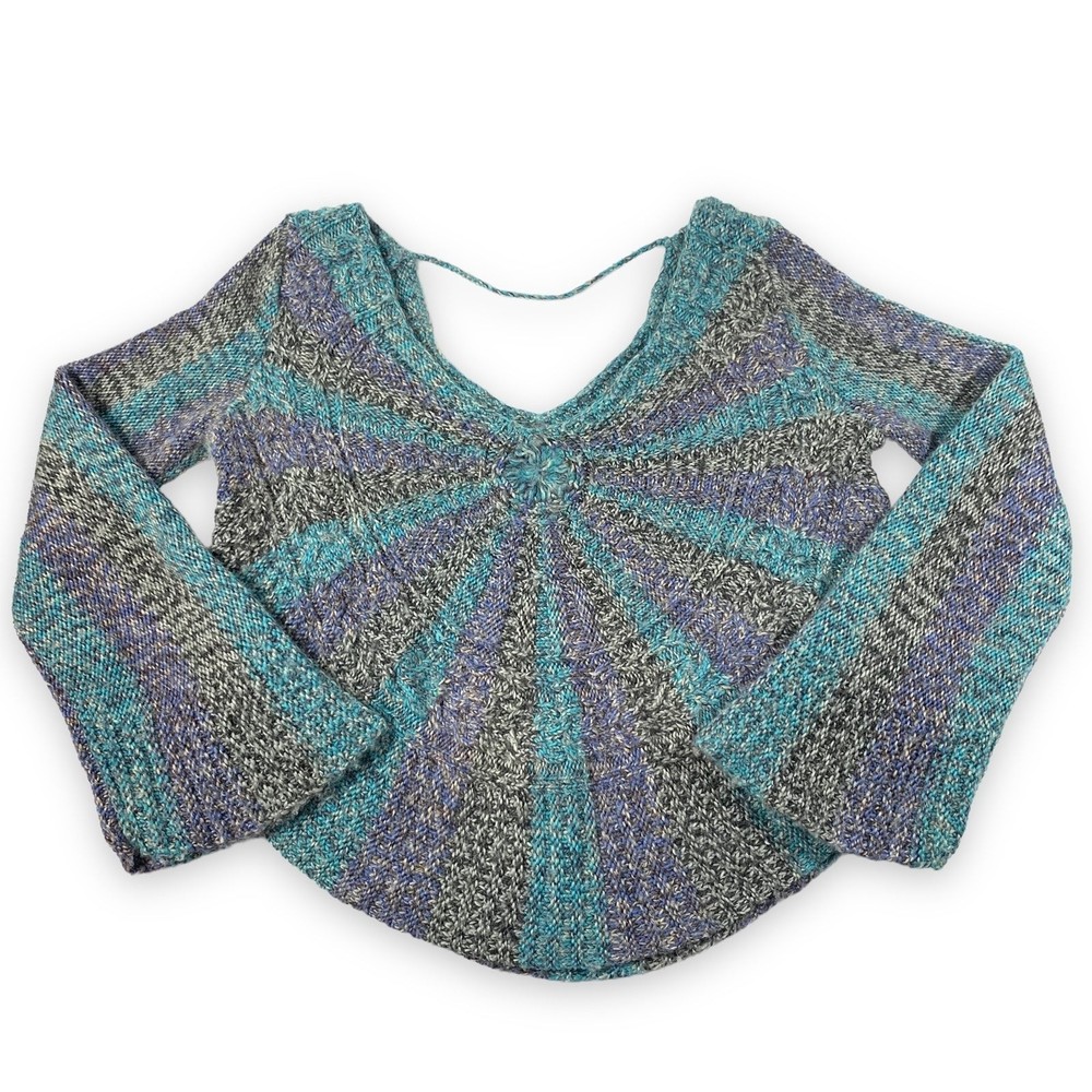 Free people Pinwheel Bell Sleeve Wool Blend Sweater